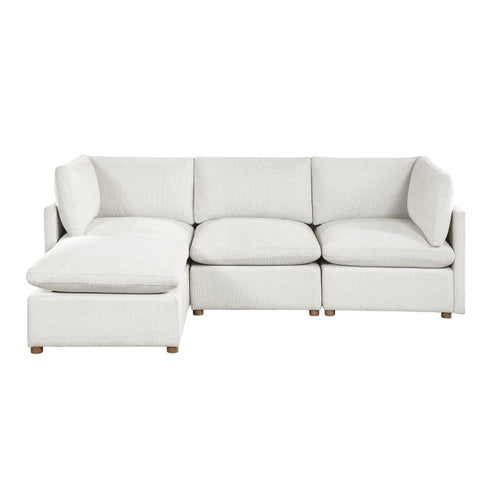 Annex 4-Piece Modular Sectional with Ottoman