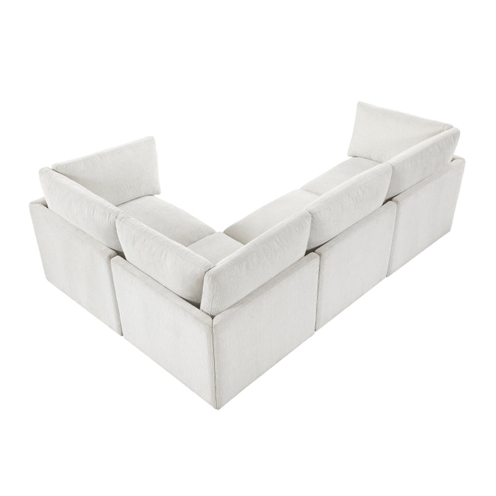 Annex 4-Piece Modular Sectional (8338BE*43CRAC)