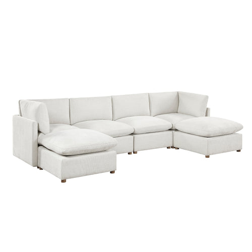Annex 6-Piece Modular Sectional with Two Ottomans