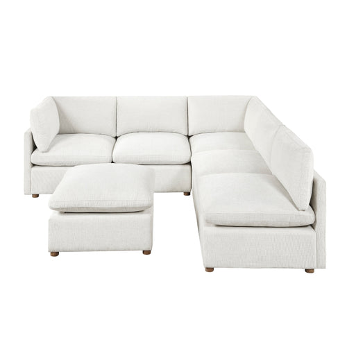 Annex 6-Piece Modular Sectional with Ottoman