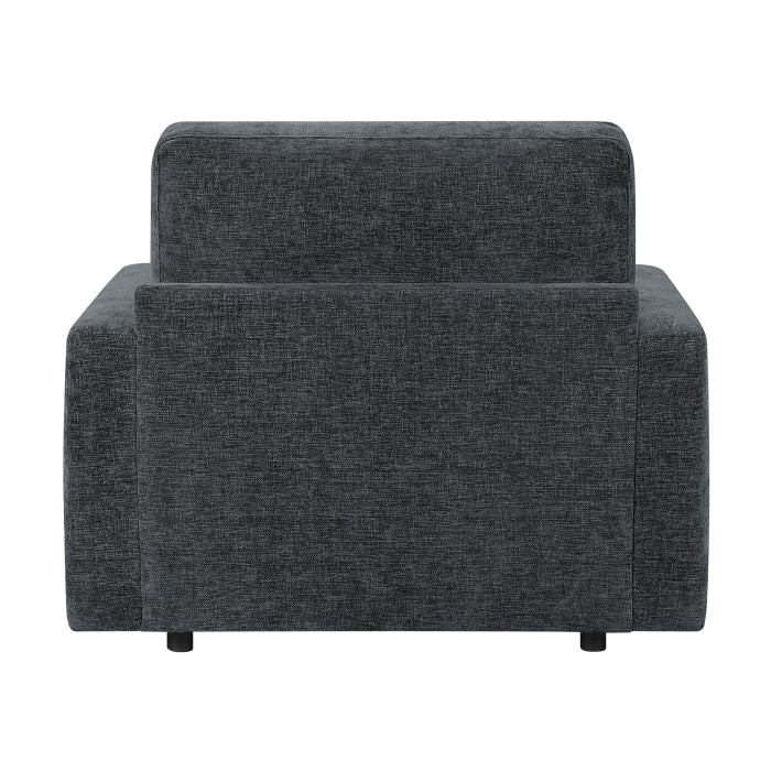 Cumulus Convertible Sleeper Chair with Charging Ports (8345DGY-1)