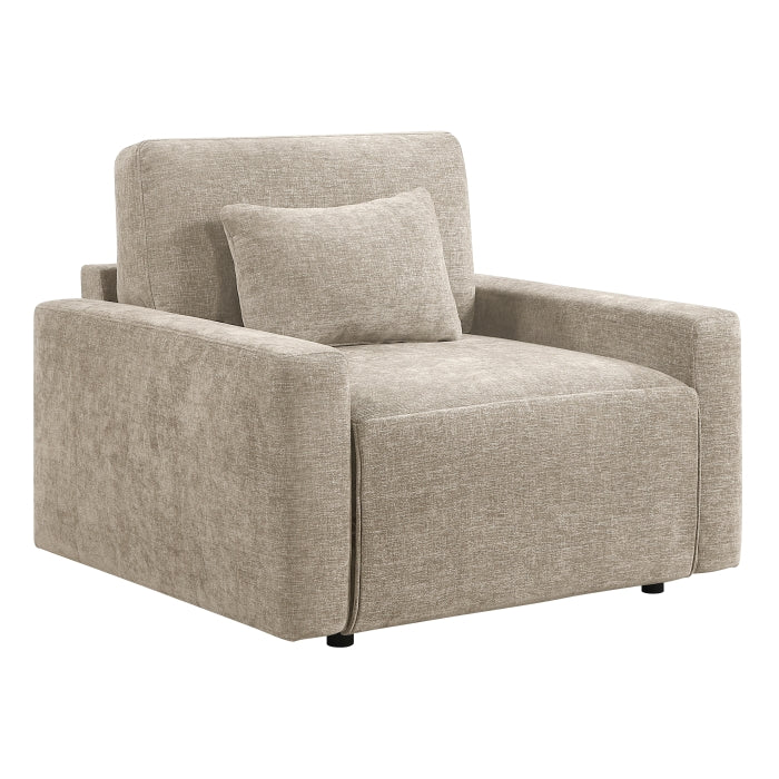 Cumulus Convertible Sleeper Chair with Charging Ports (8345TPE-1)
