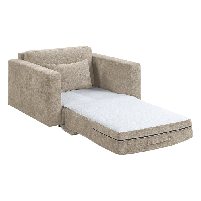 Cumulus Convertible Sleeper Chair with Charging Ports (8345TPE-1)