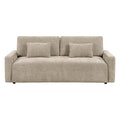 Cumulus Convertible Queen Sleeper Sofa with Charging Ports (8345TPE-3)