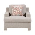 Everly Chenille Chair complete front view