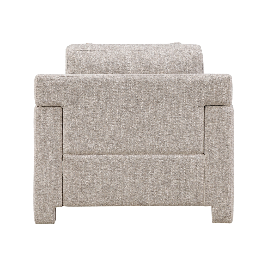 Everly Chenille Chair full back view