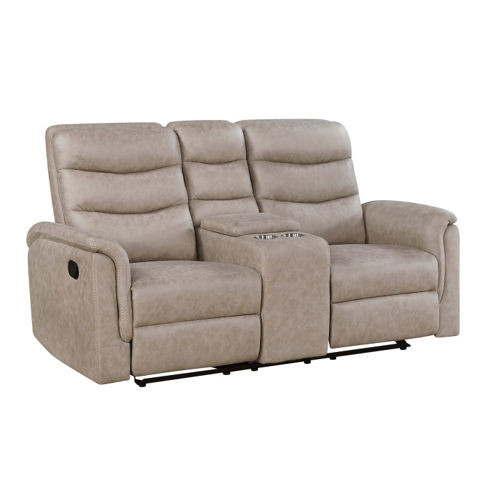 Metric Reclining Loveseat — Taupe Manual