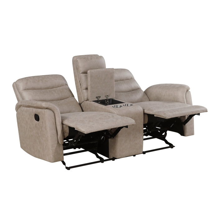 Metric Reclining Loveseat — Taupe Manual