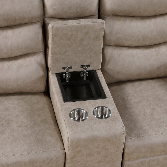 Metric Reclining Loveseat — Taupe Manual