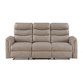 Metric Double Reclining Sofa with Drop-down Cup Holders (8360TPE-3)