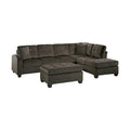 Emilio 3-Piece Reversible Sectional with Ottoman (8367CH*3)