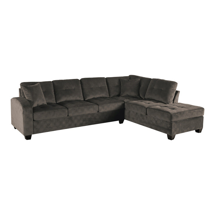 Emilio 3-Piece Reversible Sectional with Ottoman (8367CH*3)