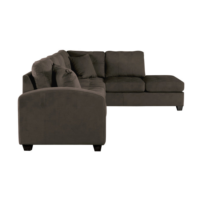 Emilio 3-Piece Reversible Sectional with Ottoman (8367CH*3)