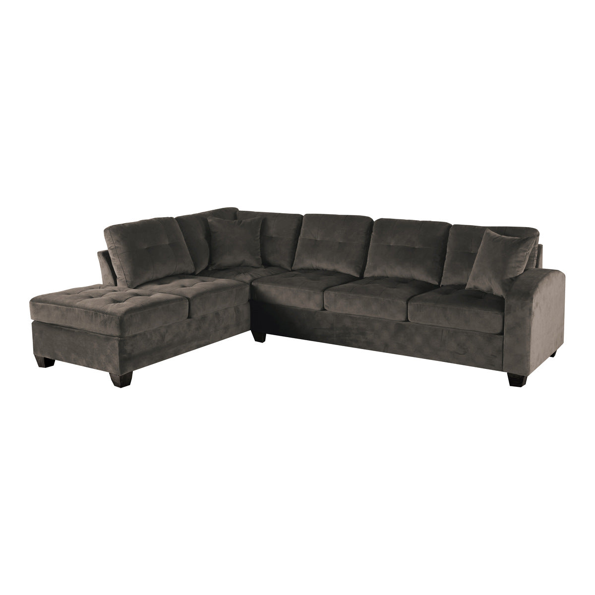 2-Piece Reversible Sectional with Chaise - Emilio - HD product view