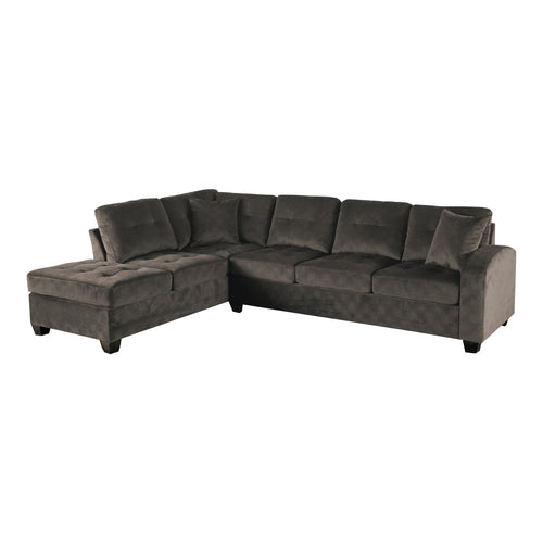 2-Piece Reversible Sectional with Chaise - Emilio - HD product view