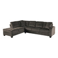 2-Piece Reversible Sectional with Chaise - Emilio - front product view