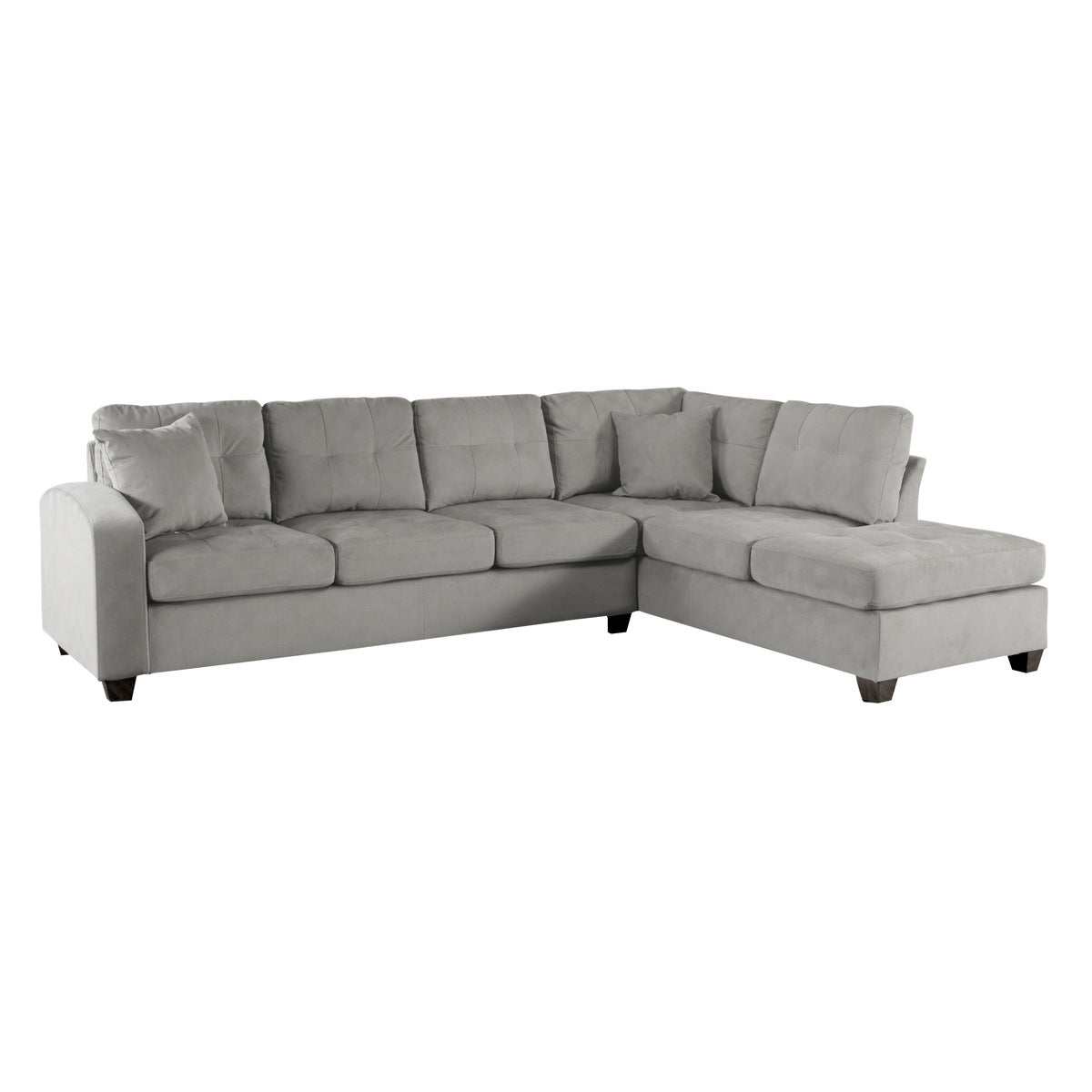 2-Piece Reversible Sectional with Chaise - Emilio - HD product view