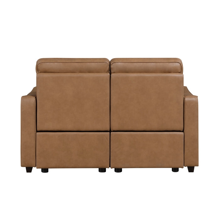 Equinox Power Reclining Loveseat – Curved Track Arms