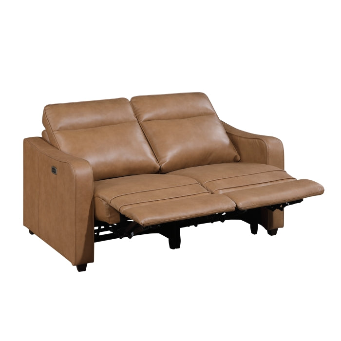 Equinox Power Reclining Loveseat – Curved Track Arms