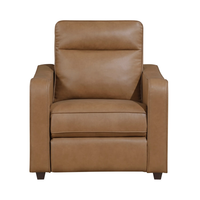 Equinox Power Reclining Chair with Curved Track Arms (8368BRW-A2PW)
