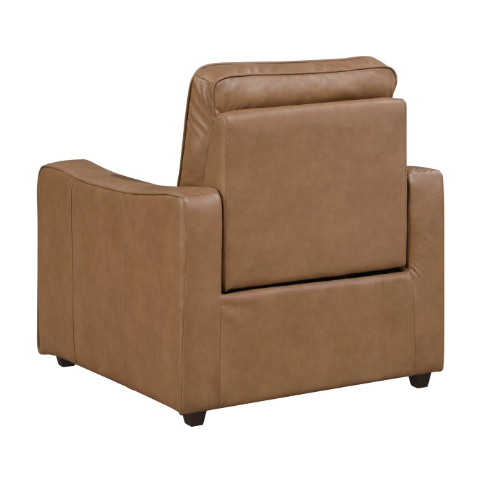 Equinox Power Reclining Chair with Curved Track Arms (8368BRW-A2PW)