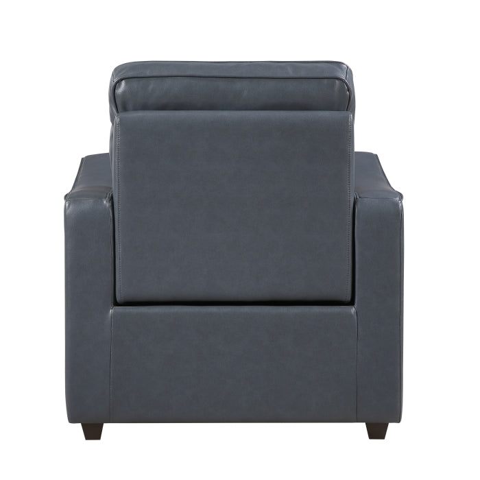 Equinox Power Reclining Chair with Curved Track Arms (8368NVY-A2PW)