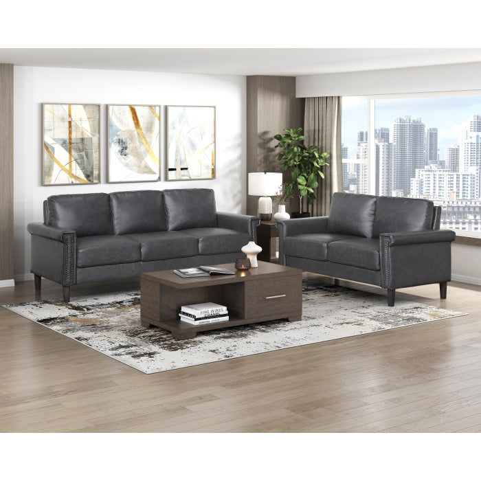 Heritage Sofa (8389DGY-3)