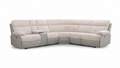 Two-Tone Power Reclining Sectional Sofa 5- Seat