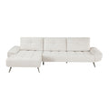2-Piece Sectional with Left Chaise and Dual-position Backs for Adjustable Seat Depth - Dominic - front product view