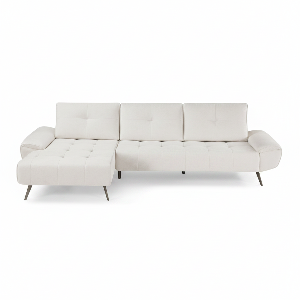 Dominic- Left/Right Chaise Sectional with Adjustable Seat Depth （2Piece）