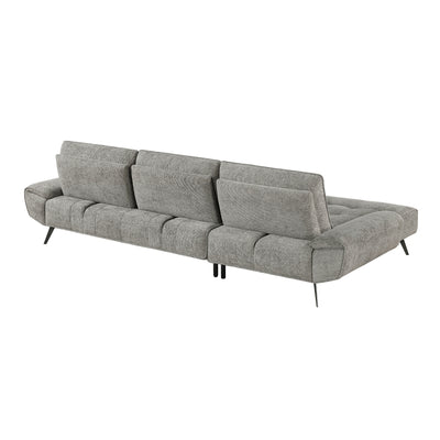 Dominic 2-Piece Sectional with Left Chaise and Dual-position Backs for Adjustable Seat Depth (8400DVG*2LC2R)