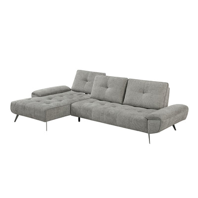Dominic 2-Piece Sectional with Left Chaise and Dual-position Backs for Adjustable Seat Depth (8400DVG*2LC2R)