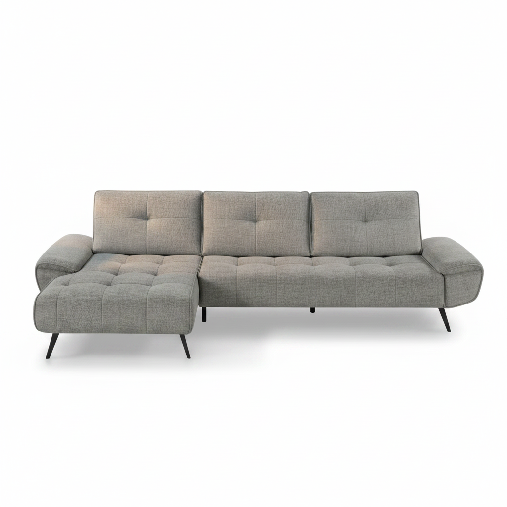 Dominic- Left/Right Chaise Sectional with Adjustable Seat Depth （2Piece）