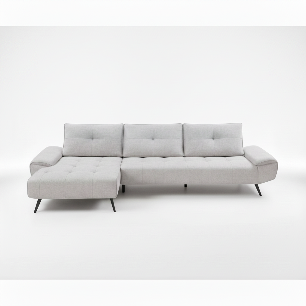 Dominic- Left/Right Chaise Sectional with Adjustable Seat Depth （2Piece）