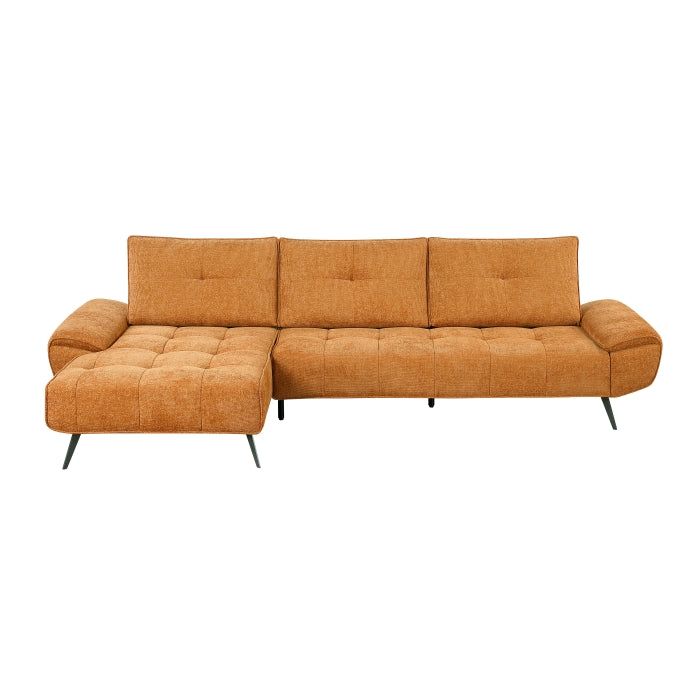 Dominic 2-Piece Sectional with Left Chaise and Dual-position Backs for Adjustable Seat Depth (8400RNG*2LC2R)