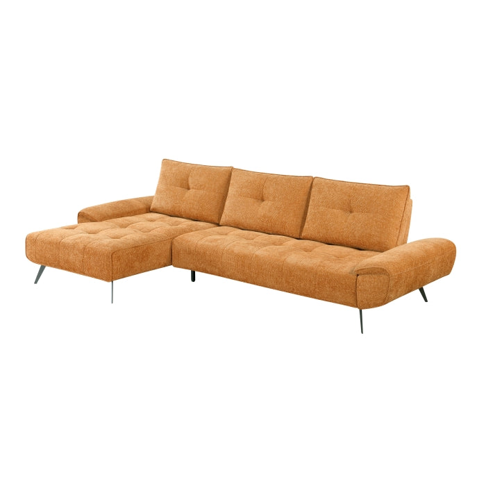 Dominic 2-Piece Sectional with Left Chaise and Dual-position Backs for Adjustable Seat Depth (8400RNG*2LC2R)