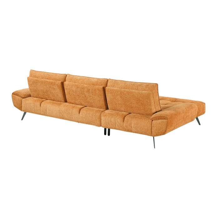 Dominic 2-Piece Sectional with Left Chaise and Dual-position Backs for Adjustable Seat Depth (8400RNG*2LC2R)