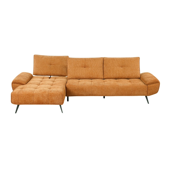 Dominic 2-Piece Sectional with Left Chaise and Dual-position Backs for Adjustable Seat Depth (8400RNG*2LC2R)