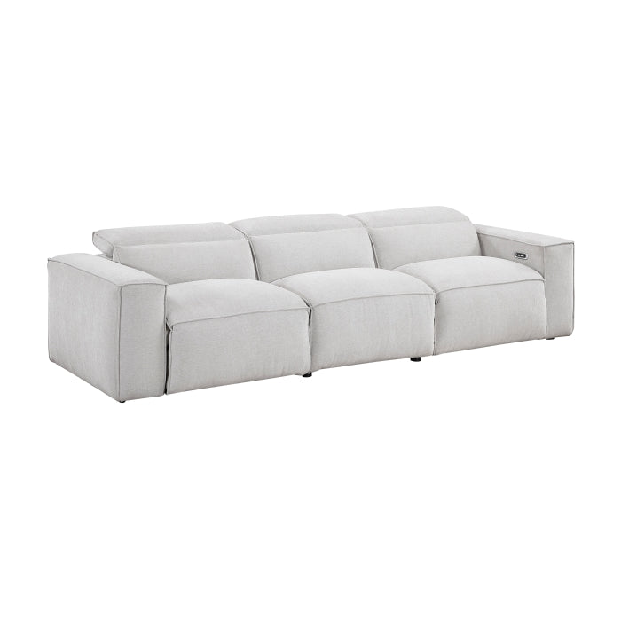 Phoebe Power Double Reclining Sofa with Power Headrests