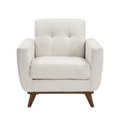 Martina Textured Fabric Chair front view