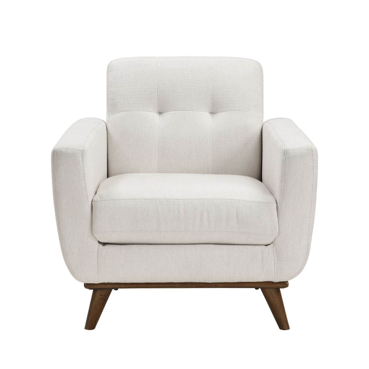 Martina Textured Fabric Chair front view
