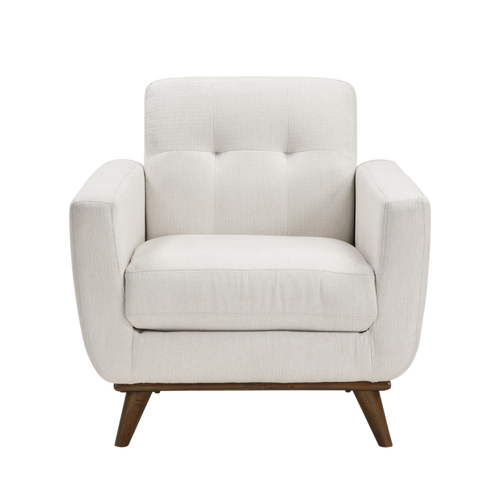 Martina Textured Fabric Chair front view