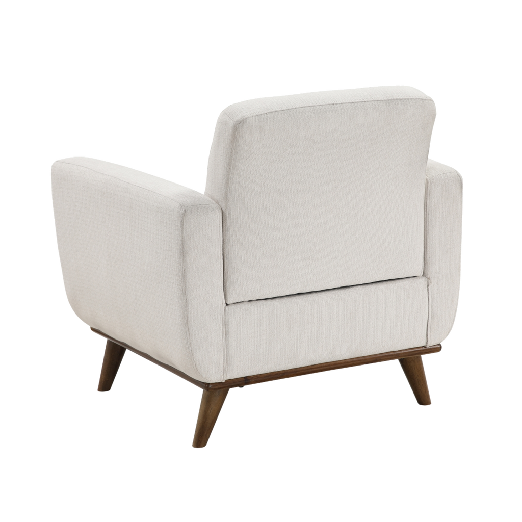 Martina Textured Fabric Chair rear side view