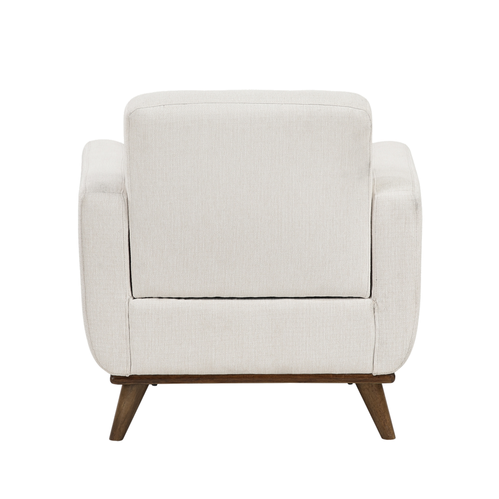 Martina Textured Fabric Chair full back view