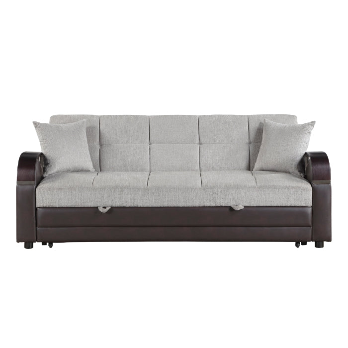 Hybrid Sofa with Pull-out Bed and Click Motion Back