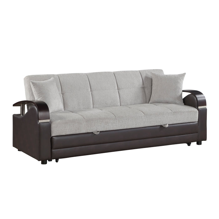 Hybrid Sofa with Pull-out Bed and Click Motion Back