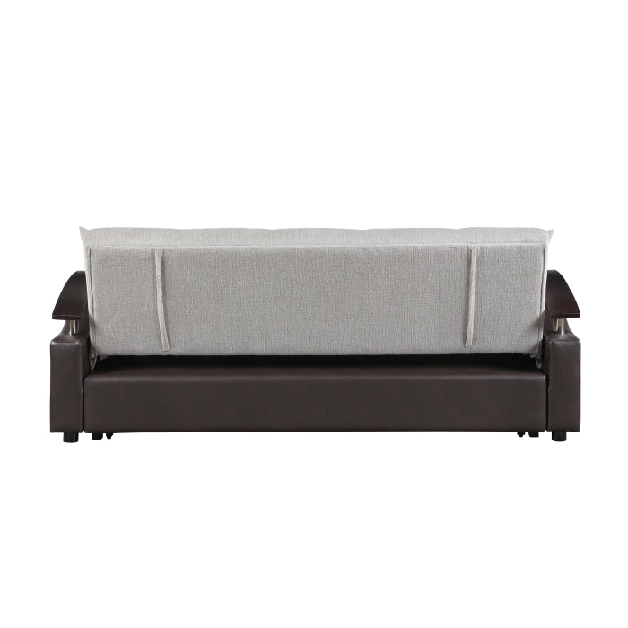 Hybrid Sofa with Pull-out Bed and Click Motion Back