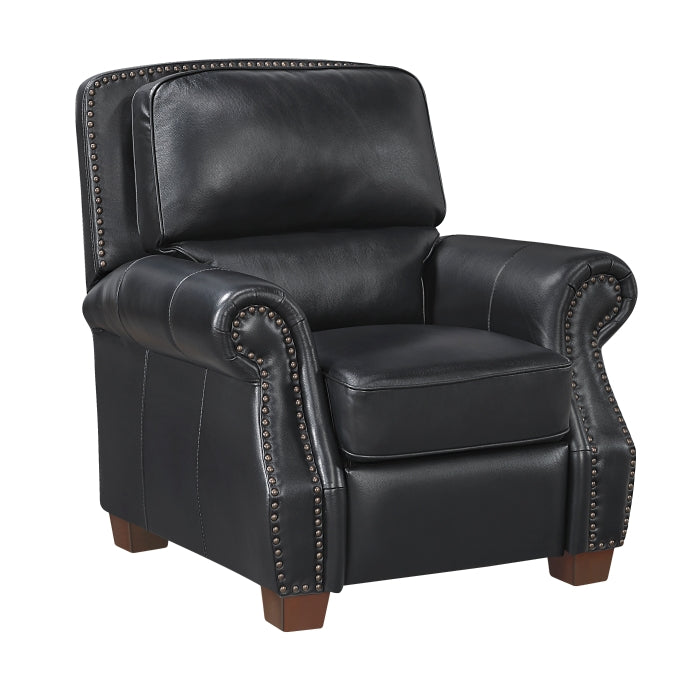 Remington Push Back Reclining Chair (8448BLK-1PB)