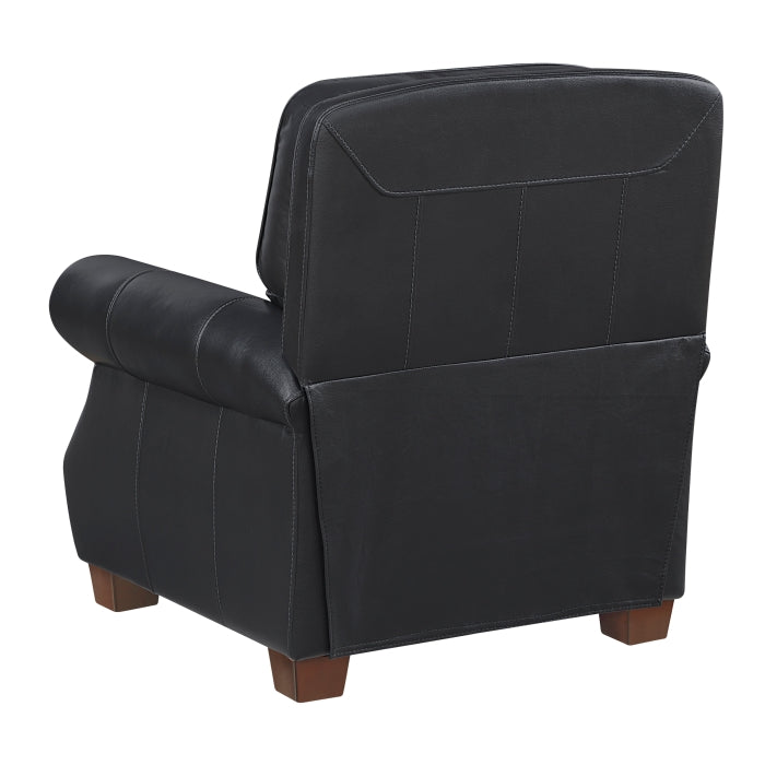 Remington Push Back Reclining Chair (8448BLK-1PB)