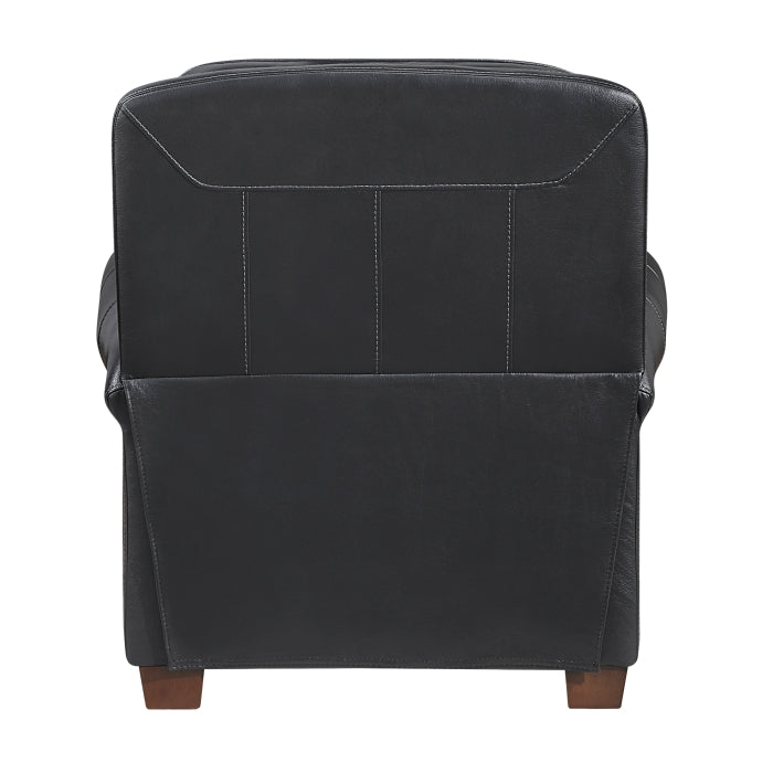 Remington Push Back Reclining Chair (8448BLK-1PB)